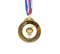 no/no Cinta de ganador del premio Wheat Field Farmer Yellow Eat UU Gold Award Medal First Place