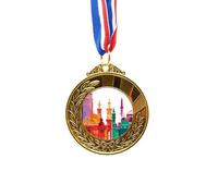 no/no Cinta de oro con diseño de ciudad de Morden del antiguo Egipto