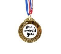no/no Cinta para el primer lugar con la frase "Have A Wonderful Year"