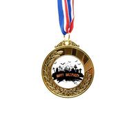 no/no Cinta para el primer lugar de la medalla del ganador del premio de oro de Halloween del cementerio de la noche de terror
