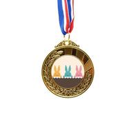 no/no Cinta para el primer lugar de la medalla del ganador del premio de oro de la cultura del conejo de Pascua