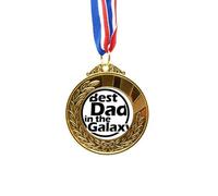 no/no Cinta para el primer lugar de la medalla del premio "Best Dad In The Galaxy" para el Día del Padre