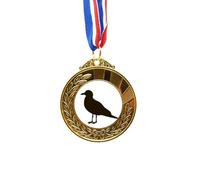 no/no Cinta para el primer lugar de la medalla ganadora del premio de gaviota negra con retrato de animales