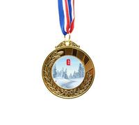 no/no Circular Great Cold Twenty Four Solar Term Gold Award Medal First Place Ribbon