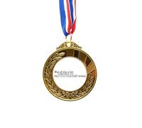 no/no Cita "When all else is lost the future still remains Gold Award" Medalla First Place Ribbon