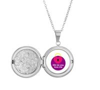 no/no Collar clásico inglés con letras emocionales para mostrar amor, joyería para regalo de cumpleaños