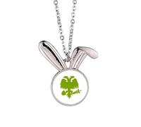 no/no Collar con colgante de conejo de águila con diseño de animales de hadas, hadas, habilidad extranjera, regalo