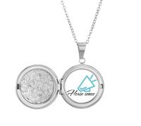 no/no Collar con medallón de caballos de comprensión cognitiva de sentido común, joyería para regalo de cumpleaños