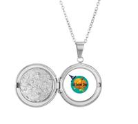 no/no Collar con medallón de caramelo para todo el día, joyería para regalo de cumpleaños
