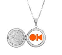 no/no Collar con medallón de conocimiento común de la cultura del idioma inglés, joyería para regalo de cumpleaños