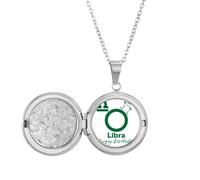 no/no Collar con medallón de constelación de destino para celebración de cumpleaños, joyería para regalo de cumpleaños