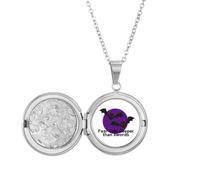 no/no Collar con medallón de diálogo de película Fear s Wound para sostener imágenes, regalo de cumpleaños