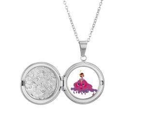 no/no Collar con medallón de medusas extrañas para niños, joyería de regalo de cumpleaños