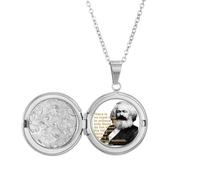 no/no Collar con medallón de pensador marxista de éxito alemán, joyería para regalo de cumpleaños