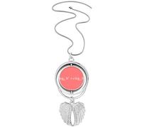 no/no Collar giratorio de alas de ángel con dije de fórmula matemática para calcular expresiones sinusoidales, Medium