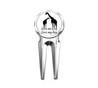 no/no Common Knowledge - Herramienta de reparación de marcador de pelota de golf con jirafa y cultura del idioma inglés
