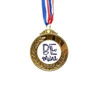 no/no Cute Be Mine - Cinta para el primer lugar de medalla de oro con cita escrita a mano