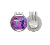 no/no Dance DJ Fantasy Design Art Deco - Marcador de pelotas de golf con clip magnético esmaltado