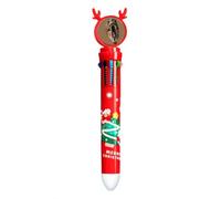 no/no Dinosaurio tiranosaurio Rex abre los dientes de la boca, multicolor, bolígrafo de Navidad, árbol de Navidad, Papá Noel