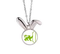 no/no Divine Animals Abroad Cruel Ability Instructions - Collar con colgante de conejo, joyería de animal
