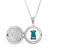 no/no Doctor Stay Home Save Valor - Collar con medallón para fotos, regalo de cumpleaños