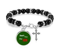 no/no Dont Buy The Sun Oppose - Pulsera de cuentas boho para hombres y mujeres