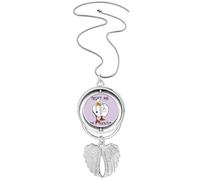 no/no Duck Doctor Clothes - Colgante de estetoscopio con alas de ángel giratorio, joyería, Medium
