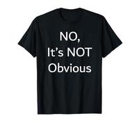 No, no es obvio Camiseta