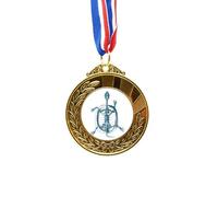 no/no Esqueleto boceto tortuga animal oro ganador del premio Medalla primer lugar cinta