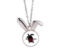 no/no Every Life Is Worth Of Respect - Collar con colgante de conejo, joyería de animal