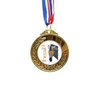 no/no Gafas de sol Pinto Cool Brown Animal Gold Award Medal First Place Ribbon