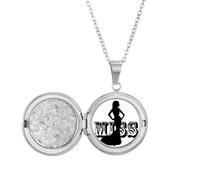 no/no General Knowledge - Collar con medallón de cultura del idioma inglés, joyería para regalo de cumpleaños