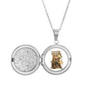 no/no Gods Thunder Thr Authority - Collar con medallón para fotos, regalo de cumpleaños