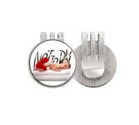 no/no Gorro de cama para bebé, diseño Art Deco de moda, marcador de pelota de golf, clip magnético esmaltado