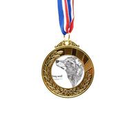 no/no Gray Wolf Friend Company Art Deco Fashion Gold Award Medal First Place - Cinta para el primer lugar
