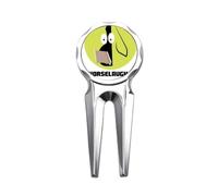 no/no Green Horse Horselaugh - Herramienta de reparación de marcador de pelota de golf de boca ancha
