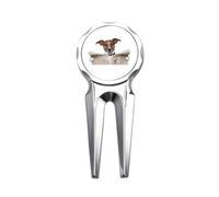 no/no Herramienta de reparación de marcador de pelota de golf Art Deco para perro, para leer periódicos y mascotas