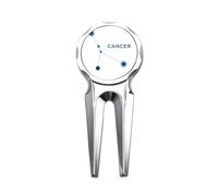 no/no Herramienta de reparación de marcador de pelota de golf con signo del zodiaco y signo de constelación de cáncer