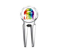 no/no Herramienta de reparación de marcador de pelota de golf de igualdad arco iris de identidad de diferenciación de género