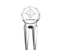 no/no Herramienta octaédrica matemática geométrica espacial de golf Divot herramienta de reparación de marcador de pelota de golf