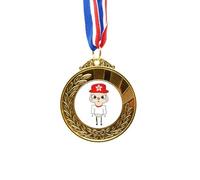 no/no Hong Kong China Hakka Flag Asia UU Gold Award Medal First Place Ribbon