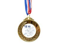 no/no Hong Kong Famous Points China Gold Award Medal First Place Ribbon