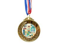 no/no Hong Kong Local Culture Art Deco Fashion Gold Award Medal First Place Ribbon