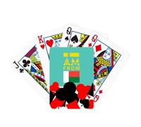 no/no I Am From Madagascar Art Deco Fashion Symbol Poker Playing Card Classic Game