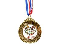 no/no I Love Japan Sushi Illustration Gold Award Medal First Place Ribbon
