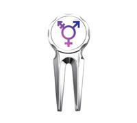 no/no Identidad de género, herramienta de reparación de marcador de pelota de golf Rainbow Equality