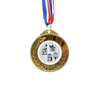 no/no Illustration Birds Cage Outline Gold Award Medal First Place Ribbon