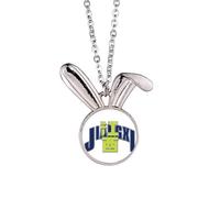 no/no Jiangxi - Collar con colgante de conejo de la provincia de la ciudad