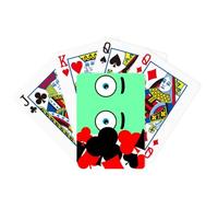no/no Leer Shock Startle Eyes Symbol Poker - Juego clásico de cartas