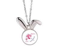 no/no Leo Sagitario Constelación Conejo Collar Colgante Conejo Animal Joyería Regalo
